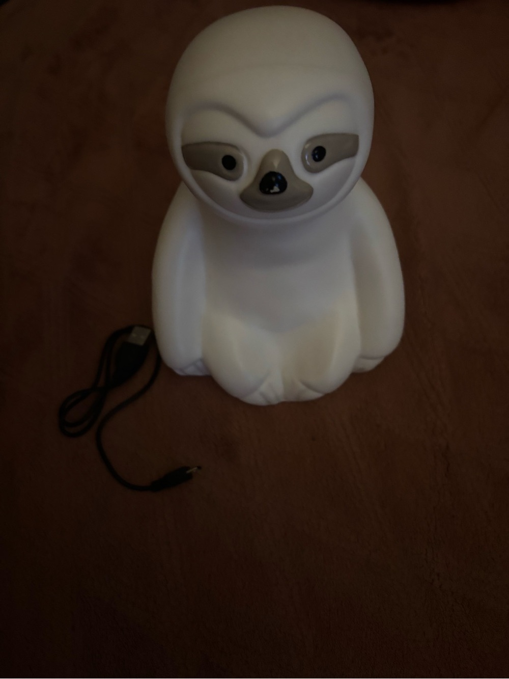 White Sloth LED - Cute Sloth Speaker- Glows Colors